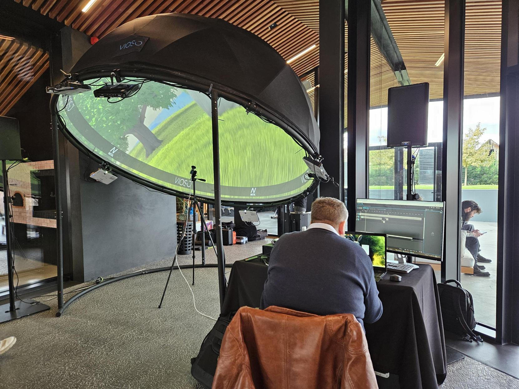 Dome calibration demonstration and tutorial roadshow