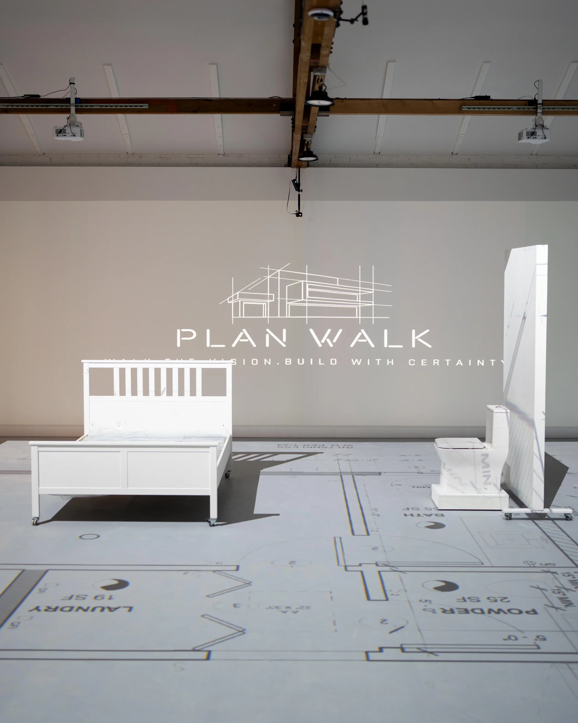 Planwalk architectural walkthrough room using EXAPLAN