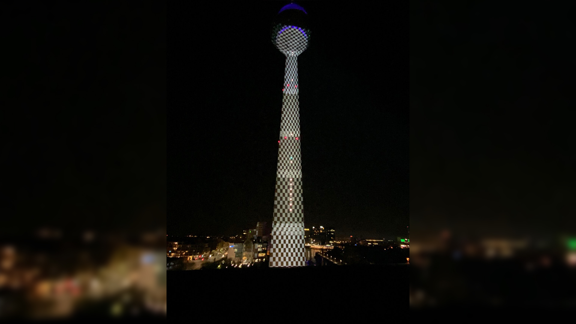 Camera-based calibration at Rheinturm Düsseldorf